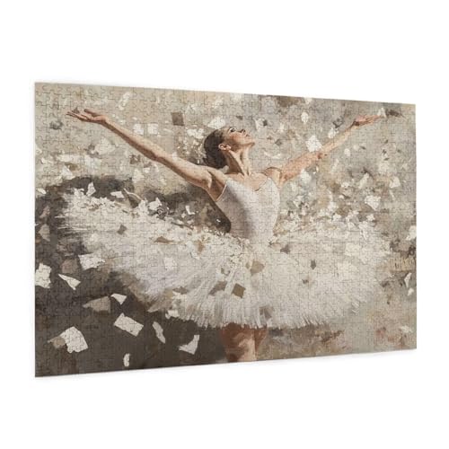 Frau Puzzle 6000 Teile Erwachsene Puzzle Balletttänzerin Design für Erwachsene und Beginner,HD Farbe HolzPuzzle mit Geschenkbox Verpackung,Zimmer Deko Wohnzimmer,Geschenke für Frauen 100x180cm -z1390 Frau Puzzle 6000 Teile Erwachsene Puzzle Balletttänzerin Design für Erwachsene und Beginner,HD Farbe HolzPuzzle mit Geschenkbox Verpackung,Zimmer Deko Wohnzimmer,Geschenke für Frauen 100x180cm -z1390 von Guofuos