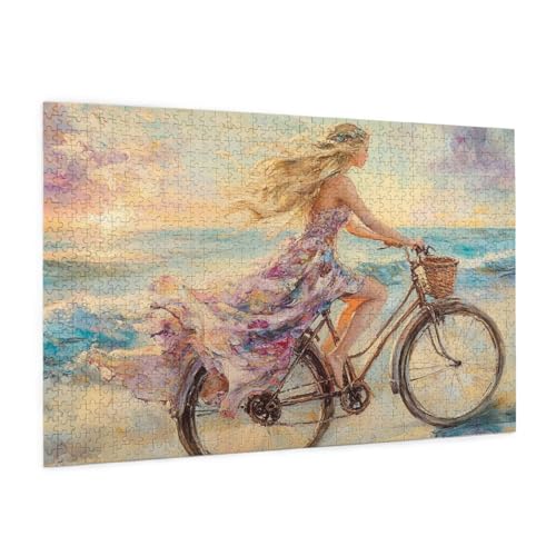 Frau Puzzle 6000 Teile Erwachsene Puzzle Strand Design für Erwachsene und Beginner, HD Farbe HolzPuzzle mit Geschenkbox Verpackung for Zimmer Deko Wohnzimmer, Geschenke für Frauen 100x180cm -z1443 Frau Puzzle 6000 Teile Erwachsene Puzzle Strand Design für Erwachsene und Beginner, HD Farbe HolzPuzzle mit Geschenkbox Verpackung for Zimmer Deko Wohnzimmer, Geschenke für Frauen 100x180cm -z1443 von Guofuos