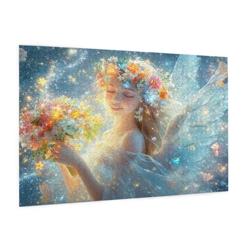 Frau Puzzle 6000 Teile Erwachsene Puzzle Traum Design für Erwachsene und Beginner, HD Farbe HolzPuzzle mit Geschenkbox Verpackung for Zimmer Deko Wohnzimmer, Geschenke für Frauen 100x180cm -z306 von Guofuos