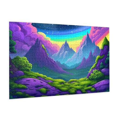 Gebirge Puzzle 5000 Teile Erwachsene Puzzle Abstrakt Design für Erwachsene Beginner, HD Farbe HolzPuzzle mit Geschenkbox Verpackung for Zimmer Deko Wohnzimmer, Geschenke für Frauen 100x150cm -z1775 Gebirge Puzzle 5000 Teile Erwachsene Puzzle Abstrakt Design für Erwachsene Beginner, HD Farbe HolzPuzzle mit Geschenkbox Verpackung for Zimmer Deko Wohnzimmer, Geschenke für Frauen 100x150cm -z1775 von Guofuos