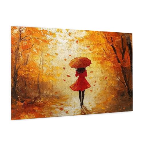 Herbst Puzzle 1500 Teile Erwachsene Puzzle Frau Design für Erwachsene und Beginner, HD Farbe HolzPuzzle mit Geschenkbox Verpackung for Zimmer Deko Wohnzimmer, Geschenke für Frauen 57x87cm -z324 Herbst Puzzle 1500 Teile Erwachsene Puzzle Frau Design für Erwachsene und Beginner, HD Farbe HolzPuzzle mit Geschenkbox Verpackung for Zimmer Deko Wohnzimmer, Geschenke für Frauen 57x87cm -z324 von Guofuos