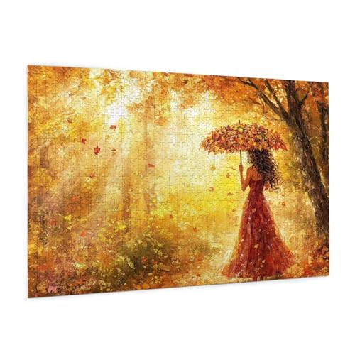 Herbst Puzzle 2000 Teile Erwachsene Puzzle Frau Design für Erwachsene und Beginner, HD Farbe HolzPuzzle mit Geschenkbox Verpackung for Zimmer Deko Wohnzimmer, Geschenke für Frauen 70x100cm -z1567 Herbst Puzzle 2000 Teile Erwachsene Puzzle Frau Design für Erwachsene und Beginner, HD Farbe HolzPuzzle mit Geschenkbox Verpackung for Zimmer Deko Wohnzimmer, Geschenke für Frauen 70x100cm -z1567 von Guofuos