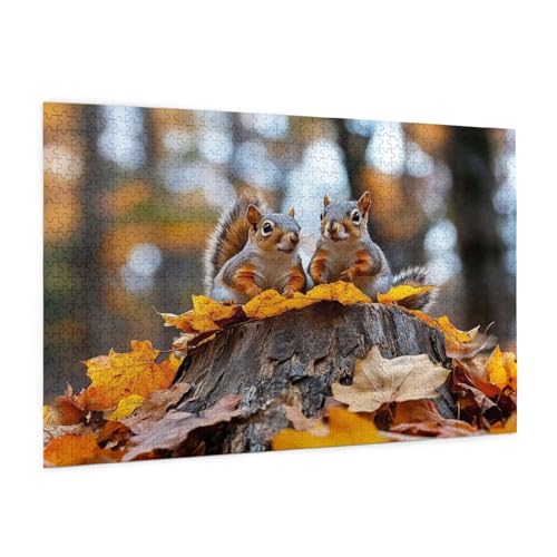 Herbst Puzzle 3000 Teile Erwachsene Puzzle Eichhörnchen Design für Erwachsene und Beginner, HD Farbe HolzPuzzle mit Geschenkbox Verpackung, Zimmer Deko Wohnzimmer, Geschenke für Frauen 80x120cm -z1573 Herbst Puzzle 3000 Teile Erwachsene Puzzle Eichhörnchen Design für Erwachsene und Beginner, HD Farbe HolzPuzzle mit Geschenkbox Verpackung, Zimmer Deko Wohnzimmer, Geschenke für Frauen 80x120cm -z1573 von Guofuos