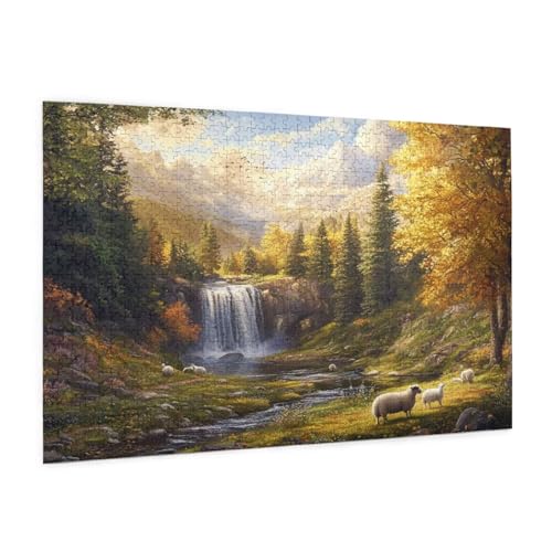 Herbst Puzzle 3000 Teile Erwachsene Puzzle Landschaft Design für Erwachsene Beginner, HD Farbe HolzPuzzle mit Geschenkbox Verpackung for Zimmer Deko Wohnzimmer, Geschenke für Frauen 80x120cm -z1540 Herbst Puzzle 3000 Teile Erwachsene Puzzle Landschaft Design für Erwachsene Beginner, HD Farbe HolzPuzzle mit Geschenkbox Verpackung for Zimmer Deko Wohnzimmer, Geschenke für Frauen 80x120cm -z1540 von Guofuos