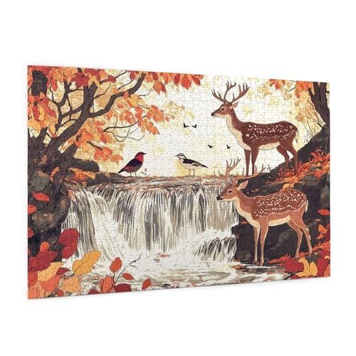 Herbst Puzzle 4000 Teile Erwachsene Puzzle Tier Design für Erwachsene und Beginner, HD Farbe HolzPuzzle mit Geschenkbox Verpackung for Zimmer Deko Wohnzimmer, Geschenke für Frauen 87x140cm -z1535 Herbst Puzzle 4000 Teile Erwachsene Puzzle Tier Design für Erwachsene und Beginner, HD Farbe HolzPuzzle mit Geschenkbox Verpackung for Zimmer Deko Wohnzimmer, Geschenke für Frauen 87x140cm -z1535 von Guofuos