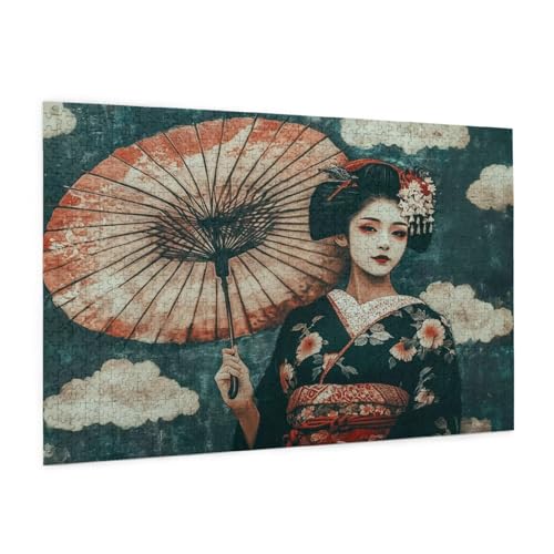 Japan Puzzle 2000 Teile Erwachsene Puzzle Frau Design für Erwachsene und Beginner, HD Farbe HolzPuzzle mit Geschenkbox Verpackung for Zimmer Deko Wohnzimmer, Geschenke für Frauen 70x100cm -z1627 Japan Puzzle 2000 Teile Erwachsene Puzzle Frau Design für Erwachsene und Beginner, HD Farbe HolzPuzzle mit Geschenkbox Verpackung for Zimmer Deko Wohnzimmer, Geschenke für Frauen 70x100cm -z1627 von Guofuos
