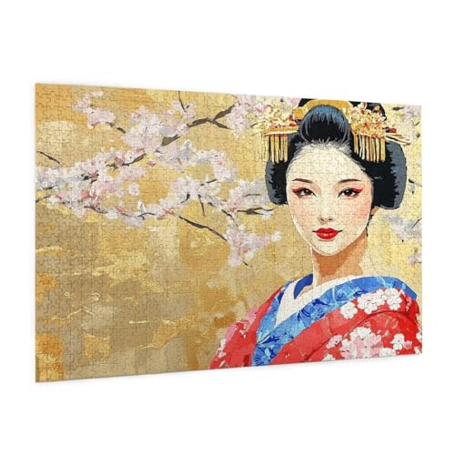 Japan Puzzle 2000 Teile Erwachsene Puzzle Frau Design für Erwachsene und Beginner, HD Farbe HolzPuzzle mit Geschenkbox Verpackung for Zimmer Deko Wohnzimmer, Geschenke für Frauen 70x100cm -z1632 Japan Puzzle 2000 Teile Erwachsene Puzzle Frau Design für Erwachsene und Beginner, HD Farbe HolzPuzzle mit Geschenkbox Verpackung for Zimmer Deko Wohnzimmer, Geschenke für Frauen 70x100cm -z1632 von Guofuos