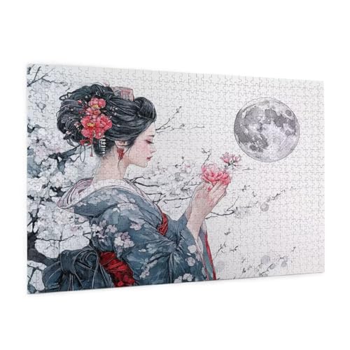 Japan Puzzle 5000 Teile Erwachsene Puzzle Frau Design für Erwachsene und Beginner, HD Farbe HolzPuzzle mit Geschenkbox Verpackung for Zimmer Deko Wohnzimmer, Geschenke für Frauen 100x150cm -z345 Japan Puzzle 5000 Teile Erwachsene Puzzle Frau Design für Erwachsene und Beginner, HD Farbe HolzPuzzle mit Geschenkbox Verpackung for Zimmer Deko Wohnzimmer, Geschenke für Frauen 100x150cm -z345 von Guofuos