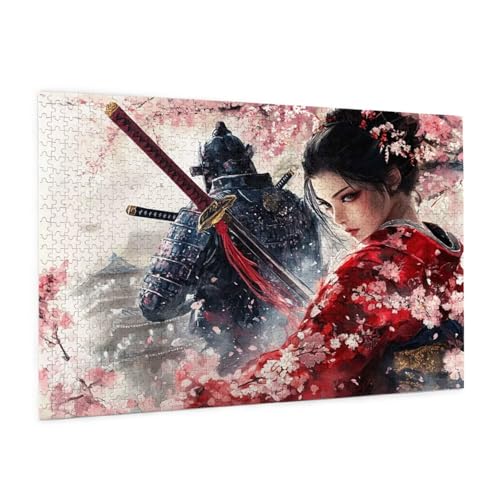 Japan Puzzle 6000 Teile Erwachsene Puzzle Frau Design für Erwachsene und Beginner, HD Farbe HolzPuzzle mit Geschenkbox Verpackung for Zimmer Deko Wohnzimmer, Geschenke für Frauen 100x180cm -z1633 von Guofuos