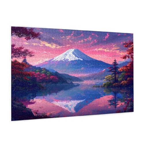 Japan Puzzle 6000 Teile Erwachsene Puzzle Landschaft Design für Erwachsene und Beginner, HD Farbe HolzPuzzle mit Geschenkbox Verpackung for Zimmer Deko Wohnzimmer, Geschenke für Frauen 100x180cm -z339 von Guofuos