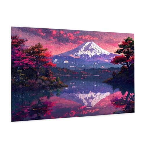 Japan Puzzle 6000 Teile Erwachsene Puzzle Landschaft Design für Erwachsene und Beginner, HD Farbe HolzPuzzle mit Geschenkbox Verpackung for Zimmer Deko Wohnzimmer, Geschenke für Frauen 100x180cm -z336 von Guofuos