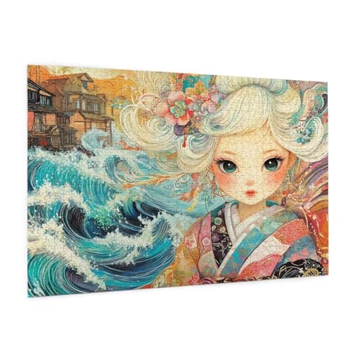 Karikatur Puzzle 4000 Teile Erwachsene Puzzle Frau Design für Erwachsene und Beginner, HD Farbe HolzPuzzle mit Geschenkbox Verpackung for Zimmer Deko Wohnzimmer, Geschenke für Frauen 87x140cm -z600 Karikatur Puzzle 4000 Teile Erwachsene Puzzle Frau Design für Erwachsene und Beginner, HD Farbe HolzPuzzle mit Geschenkbox Verpackung for Zimmer Deko Wohnzimmer, Geschenke für Frauen 87x140cm -z600 von Guofuos