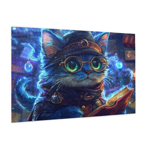 Katze Puzzle 4000 Teile Erwachsene Puzzle Traum Design für Erwachsene und Beginner, HD Farbe HolzPuzzle mit Geschenkbox Verpackung for Zimmer Deko Wohnzimmer, Geschenke für Frauen 87x140cm -z1335 Katze Puzzle 4000 Teile Erwachsene Puzzle Traum Design für Erwachsene und Beginner, HD Farbe HolzPuzzle mit Geschenkbox Verpackung for Zimmer Deko Wohnzimmer, Geschenke für Frauen 87x140cm -z1335 von Guofuos