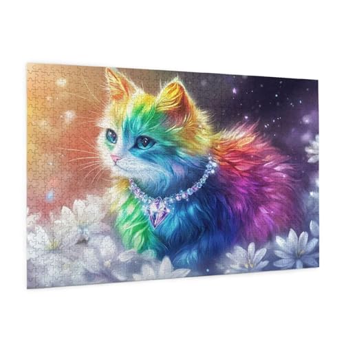 Katze Puzzle 5000 Teile Erwachsene Puzzle Farbe Design für Erwachsene und Beginner, HD Farbe HolzPuzzle mit Geschenkbox Verpackung for Zimmer Deko Wohnzimmer, Geschenke für Frauen 100x150cm -z1301 Katze Puzzle 5000 Teile Erwachsene Puzzle Farbe Design für Erwachsene und Beginner, HD Farbe HolzPuzzle mit Geschenkbox Verpackung for Zimmer Deko Wohnzimmer, Geschenke für Frauen 100x150cm -z1301 von Guofuos