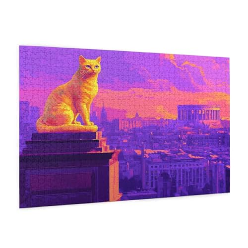 Katze Puzzle 5000 Teile Erwachsene Puzzle Landschaft Design für Erwachsene Beginner, HD Farbe HolzPuzzle mit Geschenkbox Verpackung for Zimmer Deko Wohnzimmer, Geschenke für Frauen 100x150cm -z1315 Katze Puzzle 5000 Teile Erwachsene Puzzle Landschaft Design für Erwachsene Beginner, HD Farbe HolzPuzzle mit Geschenkbox Verpackung for Zimmer Deko Wohnzimmer, Geschenke für Frauen 100x150cm -z1315 von Guofuos