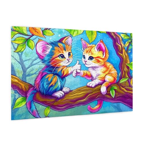 Katze Puzzle 6000 Teile Erwachsene Puzzle Farbe Design für Erwachsene und Beginner, HD Farbe HolzPuzzle mit Geschenkbox Verpackung for Zimmer Deko Wohnzimmer, Geschenke für Frauen 100x180cm -z1302 Katze Puzzle 6000 Teile Erwachsene Puzzle Farbe Design für Erwachsene und Beginner, HD Farbe HolzPuzzle mit Geschenkbox Verpackung for Zimmer Deko Wohnzimmer, Geschenke für Frauen 100x180cm -z1302 von Guofuos