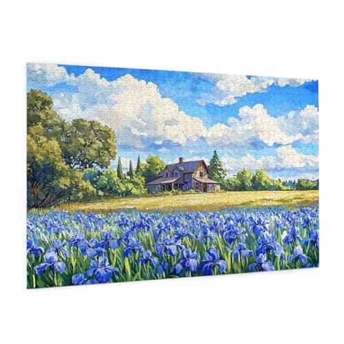 Ländlich Puzzle 2000 Teile Erwachsene Puzzle Lavendel Design für Erwachsene Beginner, HD Farbe HolzPuzzle mit Geschenkbox Verpackung for Zimmer Deko Wohnzimmer, Geschenke für Frauen 70x100cm -z1387 Ländlich Puzzle 2000 Teile Erwachsene Puzzle Lavendel Design für Erwachsene Beginner, HD Farbe HolzPuzzle mit Geschenkbox Verpackung for Zimmer Deko Wohnzimmer, Geschenke für Frauen 70x100cm -z1387 von Guofuos