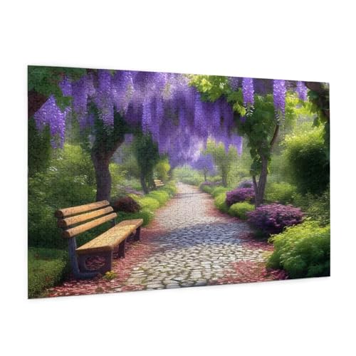 Landschaft Puzzle 1500 Teile Erwachsene Puzzle Natur Design für Erwachsene und Beginner, HD Farbe HolzPuzzle mit Geschenkbox Verpackung for Zimmer Deko Wohnzimmer, Geschenke für Frauen 57x87cm -z90 von Guofuos