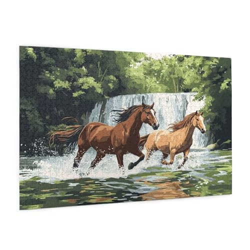 Landschaft Puzzle 2000 Teile Erwachsene Puzzle Fallen Design für Erwachsene und Beginner, HD Farbe HolzPuzzle mit Geschenkbox Verpackung for Zimmer Deko Wohnzimmer, Geschenke für Frauen 70x100cm -z853 von Guofuos