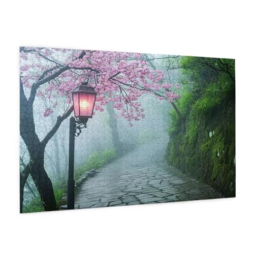 Landschaft Puzzle 2000 Teile Erwachsene Puzzle Japan Design für Erwachsene und Beginner, HD Farbe HolzPuzzle mit Geschenkbox Verpackung for Zimmer Deko Wohnzimmer, Geschenke für Frauen 70x100cm -z761 von Guofuos