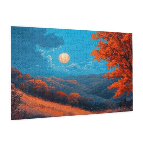 Landschaft Puzzle 2000 Teile Erwachsene Puzzle Mond Design für Erwachsene und Beginner, HD Farbe HolzPuzzle mit Geschenkbox Verpackung for Zimmer Deko Wohnzimmer, Geschenke für Frauen 70x100cm -z901 Landschaft Puzzle 2000 Teile Erwachsene Puzzle Mond Design für Erwachsene und Beginner, HD Farbe HolzPuzzle mit Geschenkbox Verpackung for Zimmer Deko Wohnzimmer, Geschenke für Frauen 70x100cm -z901 von Guofuos