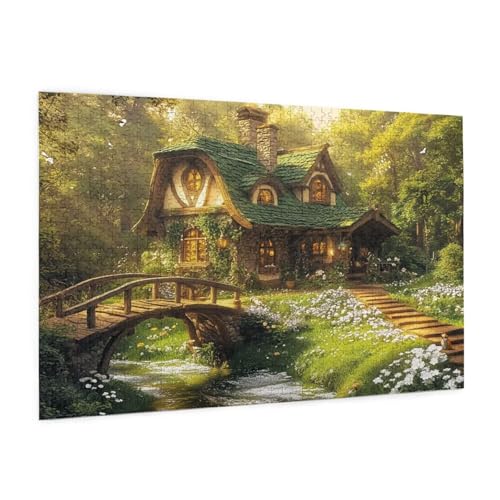 Landschaft Puzzle 2000 Teile Erwachsene Puzzle Traum Design für Erwachsene und Beginner, HD Farbe HolzPuzzle mit Geschenkbox Verpackung for Zimmer Deko Wohnzimmer, Geschenke für Frauen 70x100cm -z839 von Guofuos