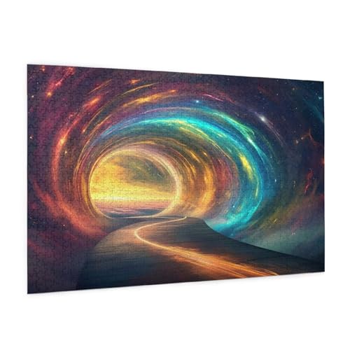 Landschaft Puzzle 3000 Teile Erwachsene Puzzle Traum Design für Erwachsene und Beginner, HD Farbe HolzPuzzle mit Geschenkbox Verpackung for Zimmer Deko Wohnzimmer, Geschenke für Frauen 80x120cm -z834 von Guofuos