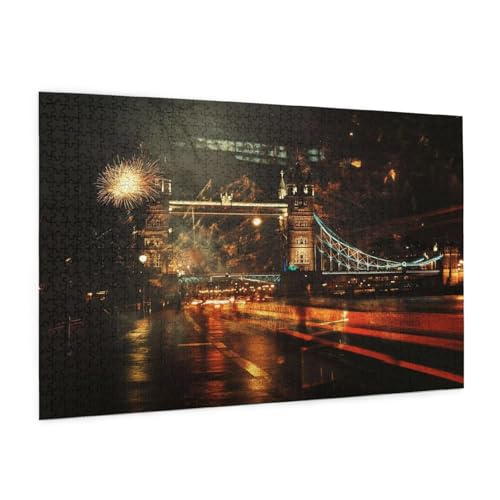 Landschaft Puzzle 4000 Teile Erwachsene Puzzle Stadt Design für Erwachsene und Beginner, HD Farbe HolzPuzzle mit Geschenkbox Verpackung for Zimmer Deko Wohnzimmer, Geschenke für Frauen 87x140cm -z764 von Guofuos