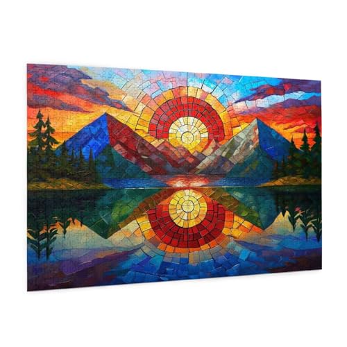 Landschaft Puzzle 5000 Teile Erwachsene Puzzle Abstrakt Design für Erwachsene und Beginner, HD Farbe HolzPuzzle mit Geschenkbox Verpackung, Zimmer Deko Wohnzimmer, Geschenke für Frauen 100x150cm -z777 Landschaft Puzzle 5000 Teile Erwachsene Puzzle Abstrakt Design für Erwachsene und Beginner, HD Farbe HolzPuzzle mit Geschenkbox Verpackung, Zimmer Deko Wohnzimmer, Geschenke für Frauen 100x150cm -z777 von Guofuos