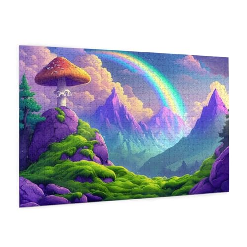 Landschaft Puzzle 6000 Teile Erwachsene Puzzle Abstrakt Design für Erwachsene und Beginner, HD Farbe HolzPuzzle mit Geschenkbox Verpackung, Zimmer Deko Wohnzimmer, Geschenke für Frauen 100x180cm -z771 von Guofuos