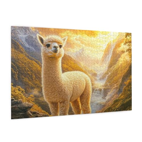 Landschaft Puzzle 6000 Teile Erwachsene Puzzle Alpaka Design für Erwachsene Beginner, HD Farbe HolzPuzzle mit Geschenkbox Verpackung for Zimmer Deko Wohnzimmer, Geschenke für Frauen 100x180cm -z891 Landschaft Puzzle 6000 Teile Erwachsene Puzzle Alpaka Design für Erwachsene Beginner, HD Farbe HolzPuzzle mit Geschenkbox Verpackung for Zimmer Deko Wohnzimmer, Geschenke für Frauen 100x180cm -z891 von Guofuos