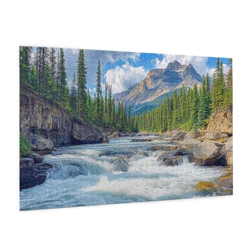 Landschaft Puzzle 6000 Teile Erwachsene Puzzle See Design für Erwachsene und Beginner, HD Farbe HolzPuzzle mit Geschenkbox Verpackung for Zimmer Deko Wohnzimmer, Geschenke für Frauen 100x180cm -z811 von Guofuos