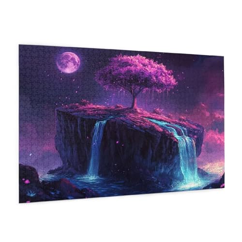 Lila Puzzle 3000 Teile Erwachsene Puzzle Landschaft Design für Erwachsene und Beginner, HD Farbe HolzPuzzle mit Geschenkbox Verpackung for Zimmer Deko Wohnzimmer, Geschenke für Frauen 80x120cm -z423 Lila Puzzle 3000 Teile Erwachsene Puzzle Landschaft Design für Erwachsene und Beginner, HD Farbe HolzPuzzle mit Geschenkbox Verpackung for Zimmer Deko Wohnzimmer, Geschenke für Frauen 80x120cm -z423 von Guofuos
