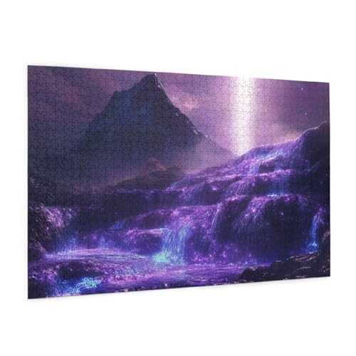 Lila Puzzle 4000 Teile Erwachsene Puzzle Landschaft Design für Erwachsene und Beginner, HD Farbe HolzPuzzle mit Geschenkbox Verpackung for Zimmer Deko Wohnzimmer, Geschenke für Frauen 87x140cm -z1900 Lila Puzzle 4000 Teile Erwachsene Puzzle Landschaft Design für Erwachsene und Beginner, HD Farbe HolzPuzzle mit Geschenkbox Verpackung for Zimmer Deko Wohnzimmer, Geschenke für Frauen 87x140cm -z1900 von Guofuos
