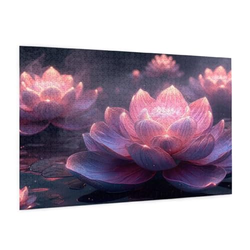 Lotus Puzzle 2000 Teile Erwachsene Puzzle Blume Design für Erwachsene und Beginner, HD Farbe HolzPuzzle mit Geschenkbox Verpackung for Zimmer Deko Wohnzimmer, Geschenke für Frauen 70x100cm -z225 Lotus Puzzle 2000 Teile Erwachsene Puzzle Blume Design für Erwachsene und Beginner, HD Farbe HolzPuzzle mit Geschenkbox Verpackung for Zimmer Deko Wohnzimmer, Geschenke für Frauen 70x100cm -z225 von Guofuos