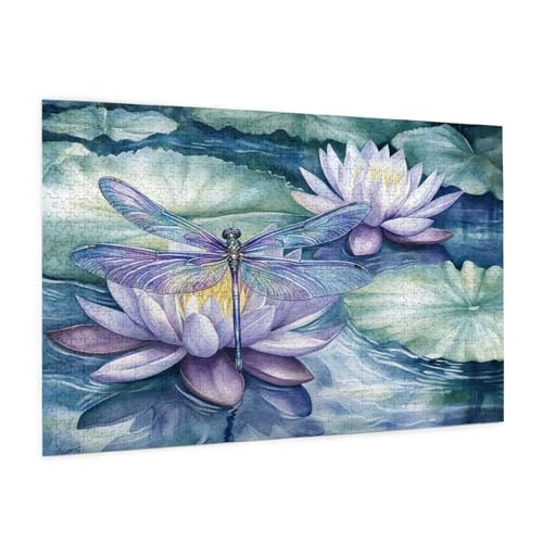 Lotus Puzzle 5000 Teile Erwachsene Puzzle Tier Design für Erwachsene und Beginner, HD Farbe HolzPuzzle mit Geschenkbox Verpackung for Zimmer Deko Wohnzimmer, Geschenke für Frauen 100x150cm -z971 von Guofuos
