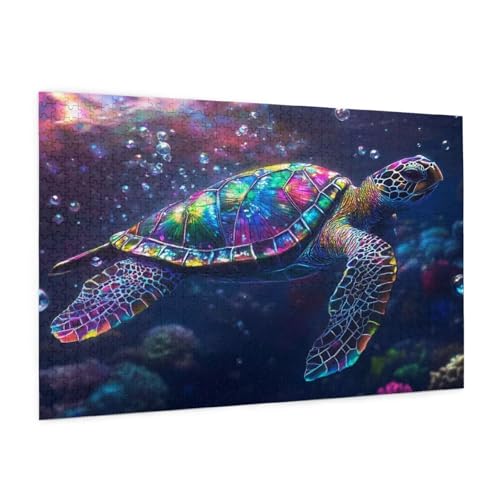 Meeresschildkröten Puzzle 1500 Teile Erwachsene Puzzle Tier Design für Erwachsene und Beginner,HD Farbe HolzPuzzle mit Geschenkbox Verpackung,Zimmer Deko Wohnzimmer,Geschenke für Frauen 57x87cm -z939 Meeresschildkröten Puzzle 1500 Teile Erwachsene Puzzle Tier Design für Erwachsene und Beginner,HD Farbe HolzPuzzle mit Geschenkbox Verpackung,Zimmer Deko Wohnzimmer,Geschenke für Frauen 57x87cm -z939 von Guofuos
