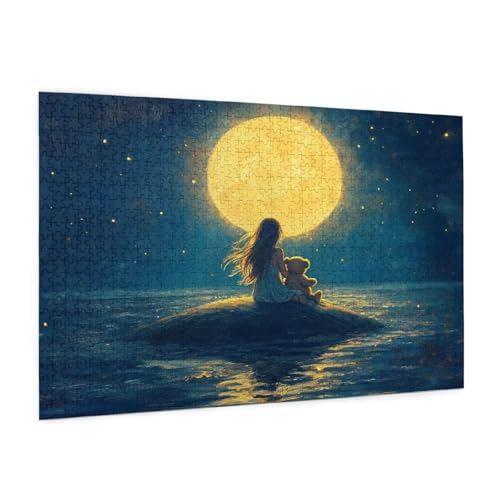 Mond Puzzle 2000 Teile Erwachsene Puzzle Frau Design für Erwachsene und Beginner, HD Farbe HolzPuzzle mit Geschenkbox Verpackung for Zimmer Deko Wohnzimmer, Geschenke für Frauen 70x100cm -z1897 Mond Puzzle 2000 Teile Erwachsene Puzzle Frau Design für Erwachsene und Beginner, HD Farbe HolzPuzzle mit Geschenkbox Verpackung for Zimmer Deko Wohnzimmer, Geschenke für Frauen 70x100cm -z1897 von Guofuos