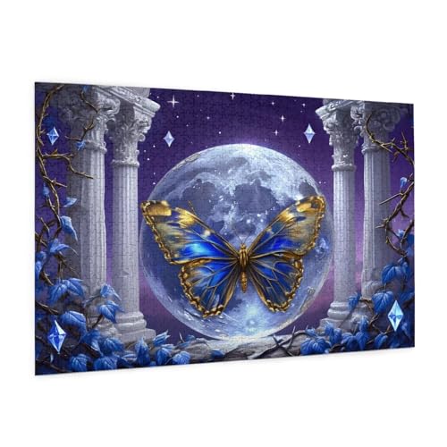 Mond Puzzle 6000 Teile Erwachsene Puzzle Schmetterling Design für Erwachsene und Beginner, HD Farbe HolzPuzzle mit Geschenkbox Verpackung, Zimmer Deko Wohnzimmer, Geschenke für Frauen 100x180cm -z1892 Mond Puzzle 6000 Teile Erwachsene Puzzle Schmetterling Design für Erwachsene und Beginner, HD Farbe HolzPuzzle mit Geschenkbox Verpackung, Zimmer Deko Wohnzimmer, Geschenke für Frauen 100x180cm -z1892 von Guofuos