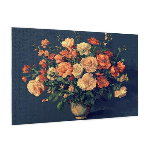 Nelke Puzzle 4000 Teile Erwachsene Puzzle Blume Design für Erwachsene und Beginner, HD Farbe HolzPuzzle mit Geschenkbox Verpackung for Zimmer Deko Wohnzimmer, Geschenke für Frauen 87x140cm -z1263 Nelke Puzzle 4000 Teile Erwachsene Puzzle Blume Design für Erwachsene und Beginner, HD Farbe HolzPuzzle mit Geschenkbox Verpackung for Zimmer Deko Wohnzimmer, Geschenke für Frauen 87x140cm -z1263 von Guofuos