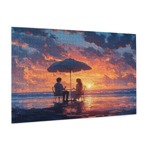 Paar Puzzle 6000 Teile Erwachsene Puzzle Sonnenuntergang Design für Erwachsene Beginner, HD Farbe HolzPuzzle mit Geschenkbox Verpackung, Zimmer Deko Wohnzimmer, Geschenke für Frauen 100x180cm -z315 Paar Puzzle 6000 Teile Erwachsene Puzzle Sonnenuntergang Design für Erwachsene Beginner, HD Farbe HolzPuzzle mit Geschenkbox Verpackung, Zimmer Deko Wohnzimmer, Geschenke für Frauen 100x180cm -z315 von Guofuos