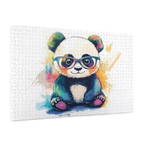 Panda Puzzle 1500 Teile Erwachsene Puzzle Tier Design für Erwachsene und Beginner, HD Farbe HolzPuzzle mit Geschenkbox Verpackung for Zimmer Deko Wohnzimmer, Geschenke für Frauen 57x87cm -z1864 Panda Puzzle 1500 Teile Erwachsene Puzzle Tier Design für Erwachsene und Beginner, HD Farbe HolzPuzzle mit Geschenkbox Verpackung for Zimmer Deko Wohnzimmer, Geschenke für Frauen 57x87cm -z1864 von Guofuos