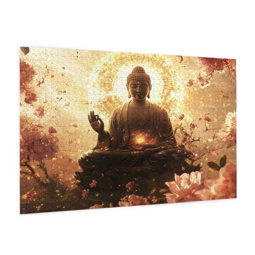 Religion Puzzle 2000 Teile Erwachsene Puzzle Landschaft Design für Erwachsene und Beginner, HD Farbe HolzPuzzle mit Geschenkbox Verpackung, Zimmer Deko Wohnzimmer, Geschenke für Frauen 70x100cm -z432 von Guofuos
