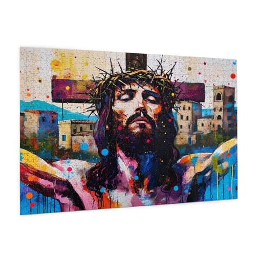 Religion Puzzle 3000 Teile Erwachsene Puzzle Abstrakt Design für Erwachsene Beginner, HD Farbe HolzPuzzle mit Geschenkbox Verpackung for Zimmer Deko Wohnzimmer, Geschenke für Frauen 80x120cm -z1912 Religion Puzzle 3000 Teile Erwachsene Puzzle Abstrakt Design für Erwachsene Beginner, HD Farbe HolzPuzzle mit Geschenkbox Verpackung for Zimmer Deko Wohnzimmer, Geschenke für Frauen 80x120cm -z1912 von Guofuos
