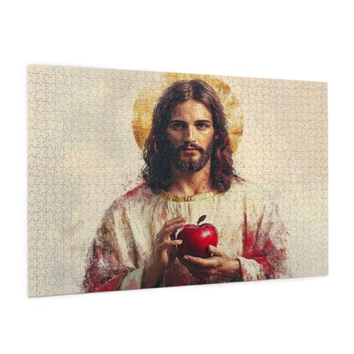 Religion Puzzle 3000 Teile Erwachsene Puzzle Mann Design für Erwachsene und Beginner, HD Farbe HolzPuzzle mit Geschenkbox Verpackung for Zimmer Deko Wohnzimmer, Geschenke für Frauen 80x120cm -z434 von Guofuos