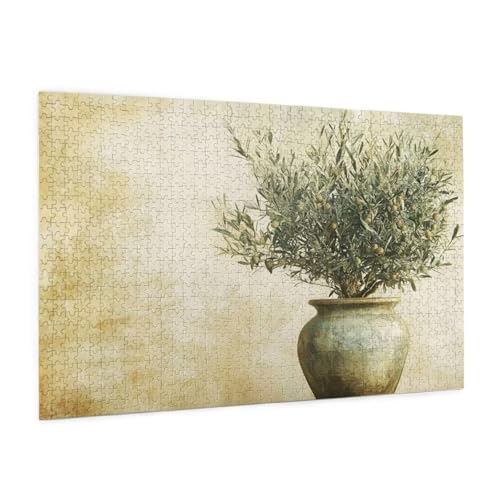 Retro Puzzle 2000 Teile Erwachsene Puzzle Blume Design für Erwachsene und Beginner, HD Farbe HolzPuzzle mit Geschenkbox Verpackung for Zimmer Deko Wohnzimmer, Geschenke für Frauen 70x100cm -z913 von Guofuos