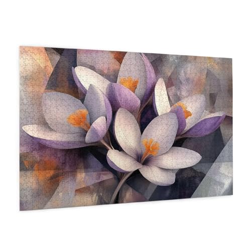 Retro Puzzle 6000 Teile Erwachsene Puzzle Blume Design für Erwachsene und Beginner, HD Farbe HolzPuzzle mit Geschenkbox Verpackung for Zimmer Deko Wohnzimmer, Geschenke für Frauen 100x180cm -z92 von Guofuos