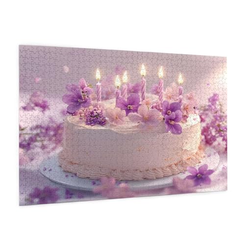 Schmetterling Puzzle 1500 Teile Erwachsene Puzzle Blume Design für Erwachsene und Beginner, HD Farbe HolzPuzzle mit Geschenkbox Verpackung, Zimmer Deko Wohnzimmer, Geschenke für Frauen 57x87cm -z1031 von Guofuos