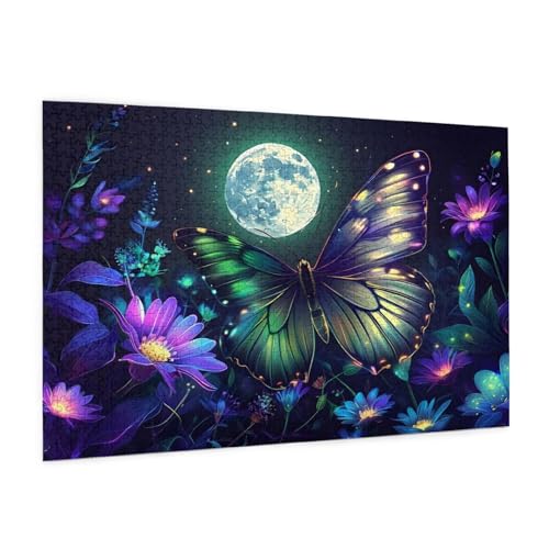 Schmetterling Puzzle 2000 Teile Erwachsene Puzzle Mond Design für Erwachsene und Beginner, HD Farbe HolzPuzzle mit Geschenkbox Verpackung, Zimmer Deko Wohnzimmer, Geschenke für Frauen 70x100cm -z1057 Schmetterling Puzzle 2000 Teile Erwachsene Puzzle Mond Design für Erwachsene und Beginner, HD Farbe HolzPuzzle mit Geschenkbox Verpackung, Zimmer Deko Wohnzimmer, Geschenke für Frauen 70x100cm -z1057 von Guofuos