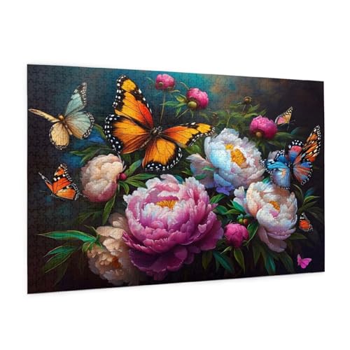 Schmetterling Puzzle 4000 Teile Erwachsene Puzzle Blume Design für Erwachsene und Beginner, HD Farbe HolzPuzzle mit Geschenkbox Verpackung, Zimmer Deko Wohnzimmer, Geschenke für Frauen 87x140cm -z1028 Schmetterling Puzzle 4000 Teile Erwachsene Puzzle Blume Design für Erwachsene und Beginner, HD Farbe HolzPuzzle mit Geschenkbox Verpackung, Zimmer Deko Wohnzimmer, Geschenke für Frauen 87x140cm -z1028 von Guofuos
